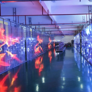 LED ÉCRAN P3.9 TRANSPARENT HAUTE LUMINOSITÉ 100x100 cm POUR VITRINE OU INTÉRIEUR VISIBILITÉ SOLAIRE