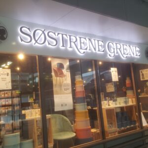LETTRES BOITIERS "SOSTRENE GRENE" LED ENSEIGNE LUMINEUSE 3D 40CM + TRANSFO 400W