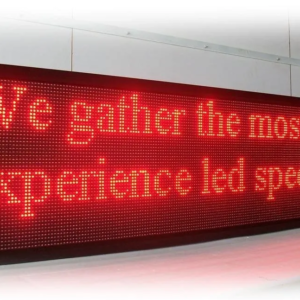 AFFICHAGE LED INTERNE 36×200 CM AVEC CONTRÔLE À DISTANCE