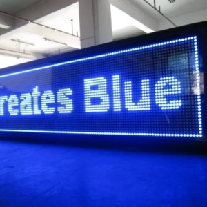 PANNEAU LED DYNAMIQUE EXTERNE 200×50 CM POUR MESSAGES ANIMÉS