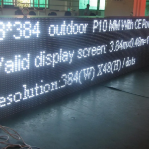 JOURNAL ÉLECTRONIQUE LED DOUBLE FACE 36×200 CM POUR AFFICHAGE PUBLICITAIRE