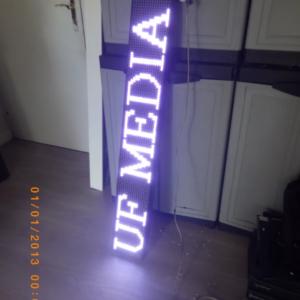 BANDEAU DYNAMIQUE LED JOURNAL LUMINEUX EXTERNE 36×100 CM AVEC ANIMATION