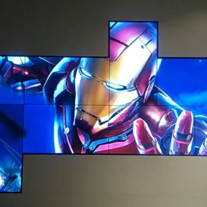 MUR VIDÉO 4K GRAND FORMAT, STRUCTURE 4×4, 16 ÉCRANS 86 POUCES