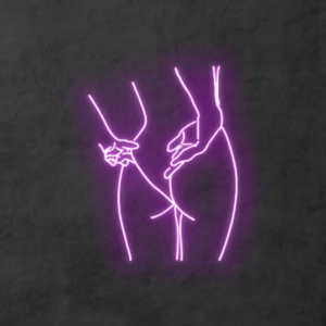 ENSEIGNE LUMINEUSE "SILHOUETTE DE FEMME" NÉON FLEX PERSONNALISÉE, CHOIX DE TAILLE ET COULEUR, de 80 à 250 cm