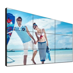 MUR VIDÉO 4K GRAND FORMAT, STRUCTURE 3×3, 9 ÉCRANS 86 POUCES