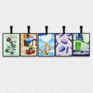 PANNEAU D’AFFICHE LED BRILLANT, TAILLE A2, 49×66.4 cm