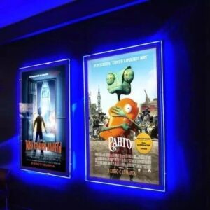 ENSEIGNE LUMINEUSE GRAND FORMAT "PORTA AFFICHE LED, A0, 91.1×125.9 CM"