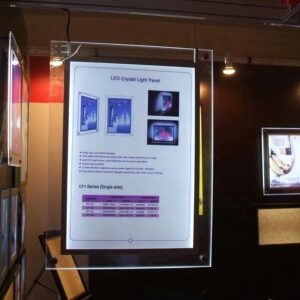 AFFICHAGE PUBLICITAIRE LED MAGASIN – PANNEAU LUMINEUX VITRINE, FORMAT A1, 66.4×91.1 CM